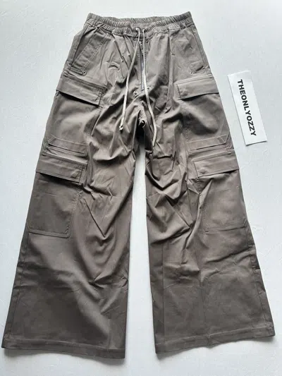 Pre-owned Rick Owens Cargobela Pants Dust Te Size 52 It In Gray