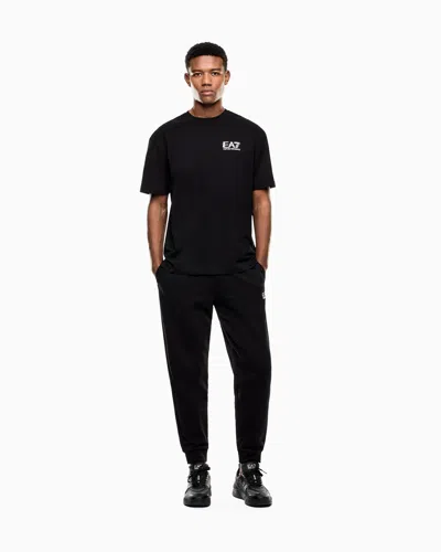 Ea7 Regular Fit T-shirts In Black