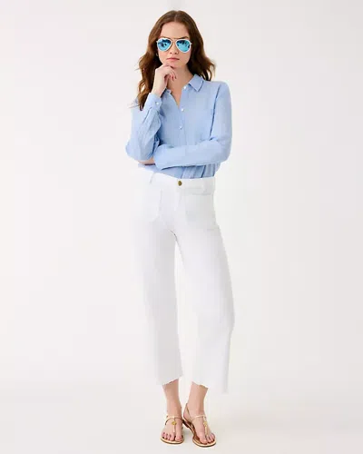 Lilly Pulitzer 27" Harleen High Rise Crop Jean In Neutral