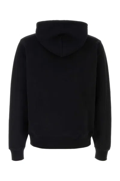Burberry Simon Hoodie With Front Pocket And Hood In Black