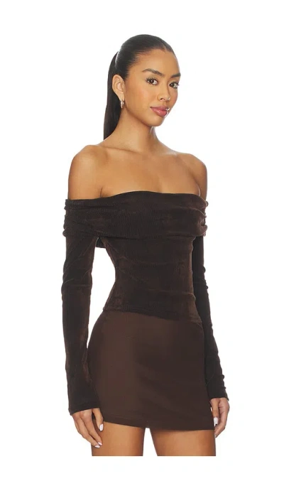 Tiger Mist Korra Top In Brown