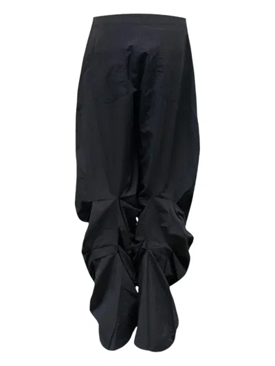 Hache Drawstrings-fastening Trousers In Gray