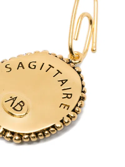 Aurelie Bidermann Sagittarius Zodiac Charm In Gold