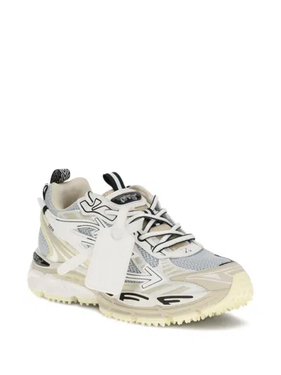 Off-white Multicolor Polyester Athletic Sneakers In Neutral