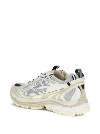 Off-white Multicolor Polyester Athletic Sneakers In Neutral