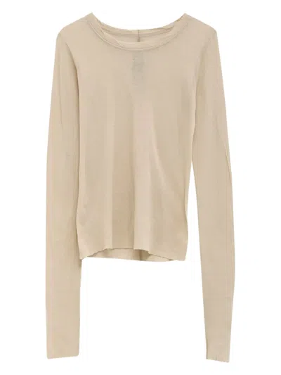 Rick Owens Long-sleeve T-shirt In Neutral