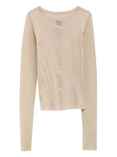 Rick Owens Long-sleeve T-shirt In Neutral