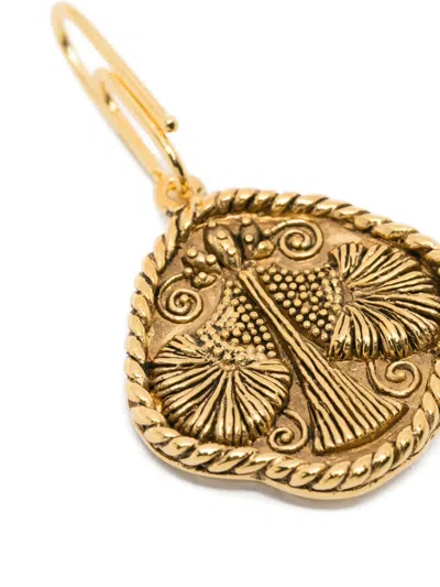 Aurelie Bidermann Libra Zodiac Charm In Gold