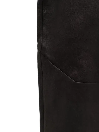 Rick Owens Zip-up Maxi Skirt In Black