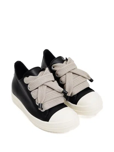 Rick Owens Women Blackwhite Lace Up Sneakers, 3.5 Luxury Sneakers For Women Darveys In Black