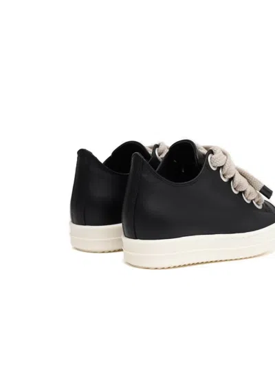 Rick Owens Women Blackwhite Lace Up Sneakers, 3.5 Luxury Sneakers For Women Darveys In Black