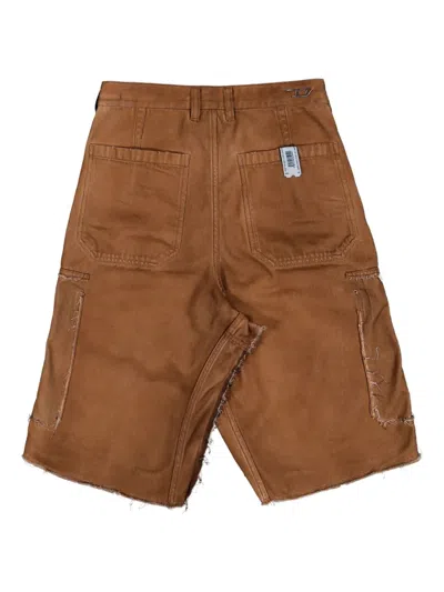 Prototypes Patch-pockets Shorts In Brown