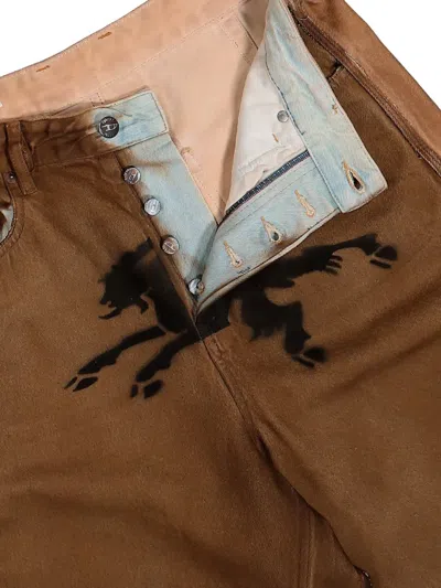 Prototypes Patch-pockets Shorts In Brown