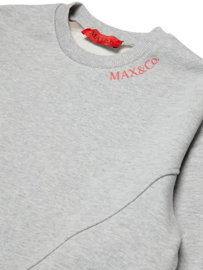 Max & Co Logo Sweatshirt In Gray