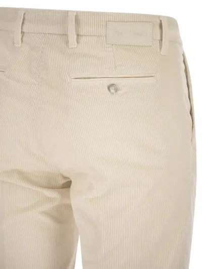 Re-hash Ribbed Chinos Trousers In Neutral