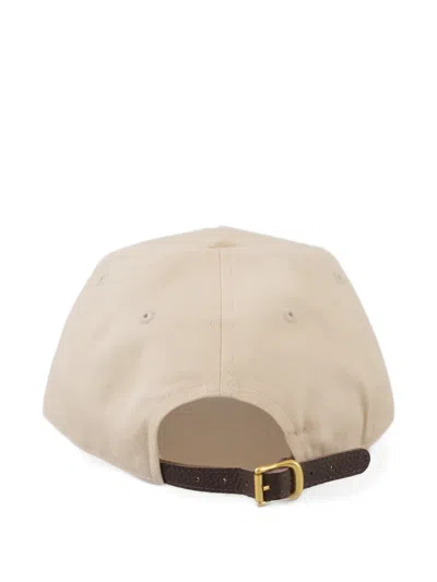 Les Héritiers Embroidered Jetski Cap In Pink