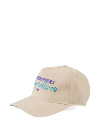 Les Héritiers Embroidered Jetski Cap In Pink