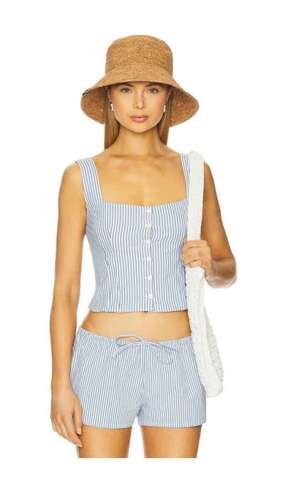 Montce Mandy Top Classic Blue Stripe