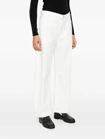 Nili Lotan Cotton Jeans In White