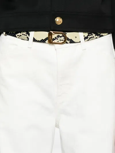 Nili Lotan Cotton Jeans In White