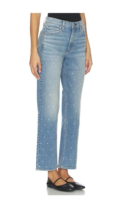 Rag & Bone Harlow Ankle Straight Jeans In Blue