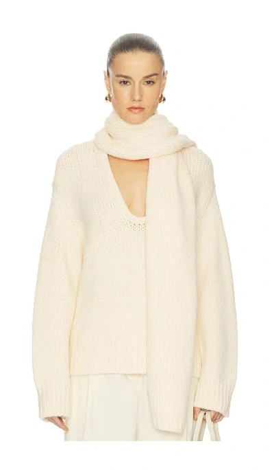 L'academie By Marianna Kindall Scarf In Neutral