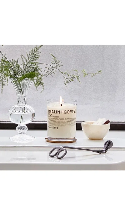 Malin + Goetz Sage Candle In White