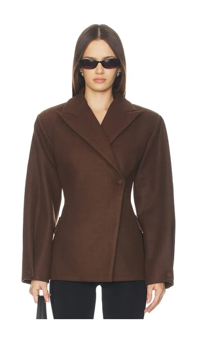 All The Ways Avyanna Blazer In Brown