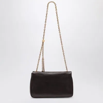 Chloé Copy Heritage Bag Chain Strap Gold-tone Hardware In Black