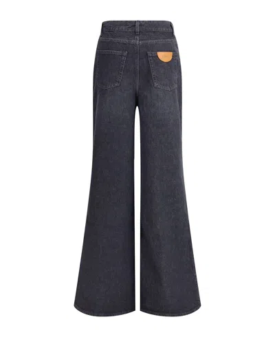 Chloé Ide Leg High-rise Jeans In Multi