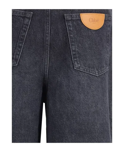 Chloé Ide Leg High-rise Jeans In Multi