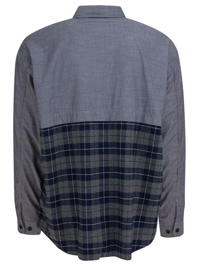 Comme Des Garçons Homme Deux Long Sleeve Button-down Shirts Featuring Pockets In Animal Print