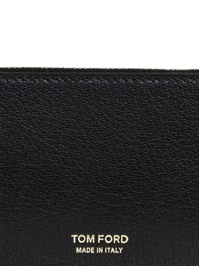 Tom Ford Zip-fastening Wallet In Black