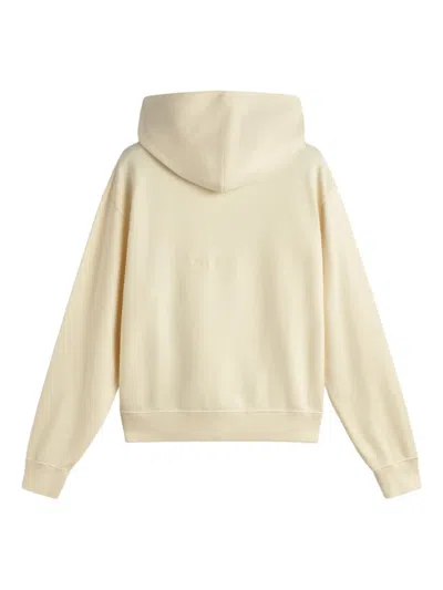 Les Héritiers Logo Hooded Sweatshirt In Neutral