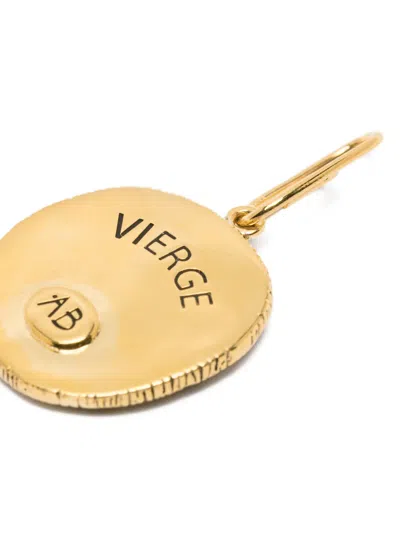 Aurelie Bidermann Virgo Zodiac Charm In Gold