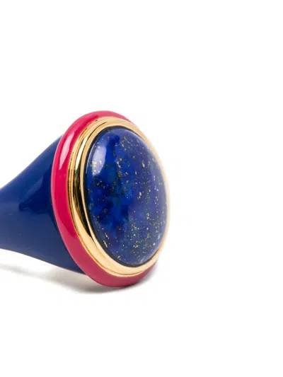 Aurelie Bidermann Tabarin Ring In Blue