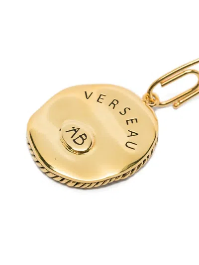 Aurelie Bidermann Aquarius Zodiac Charm In Gold