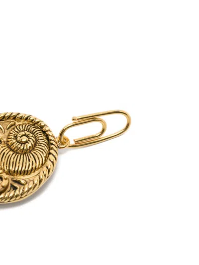 Aurelie Bidermann Aquarius Zodiac Charm In Gold