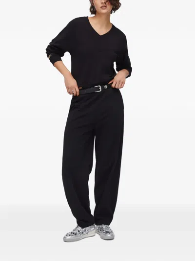 Liu •jo V-neck Sweater In Black