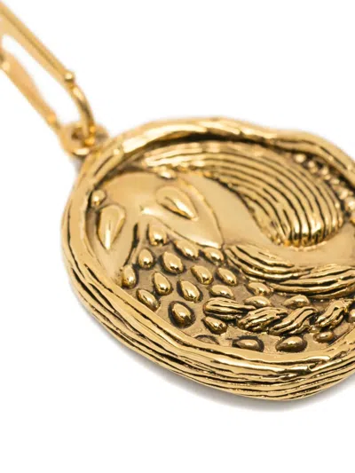 Aurelie Bidermann Pisces Zodiac Charm In Gold