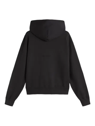 Les Héritiers Logo Hooded Sweatshirt In Black
