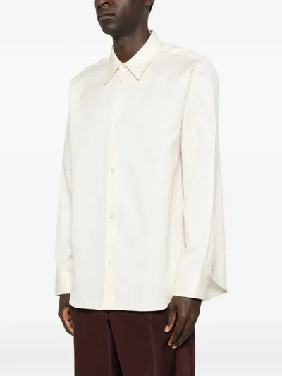 Studio Nicholson Striped Shirt In Neutral
