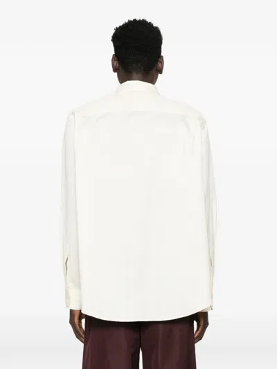 Studio Nicholson Striped Shirt In Neutral