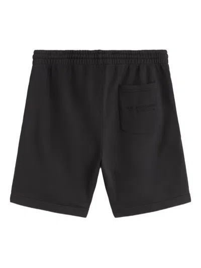 Les Héritiers Logo Shorts In Black