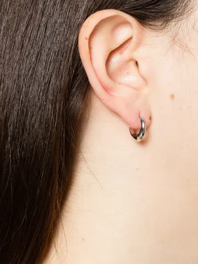 Shaun Leane Mini Sabre Hoop Earrings In Silver