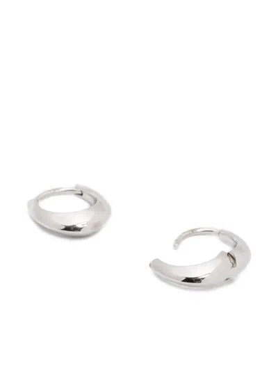 Shaun Leane Mini Sabre Hoop Earrings In Silver