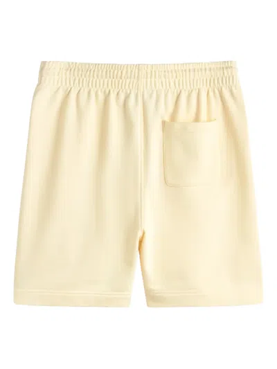 Les Héritiers Logo Shorts In Neutral