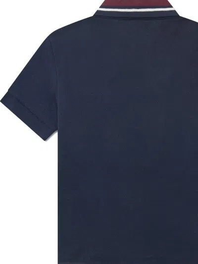 Lacoste Boys Petit Pique Polo Shirt In Blue