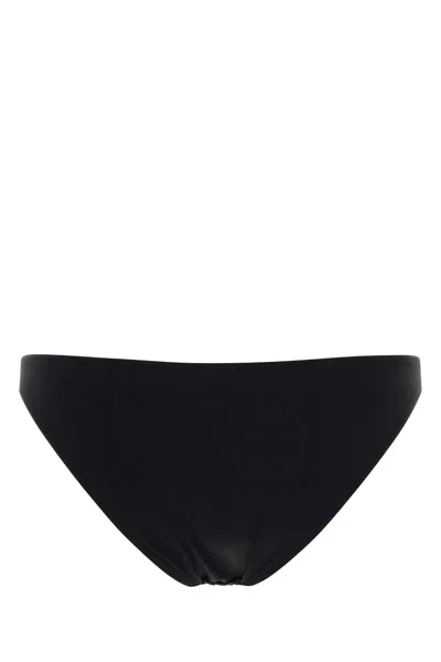 Eres Low-rise Nylon Bikini Bottom Design In Black