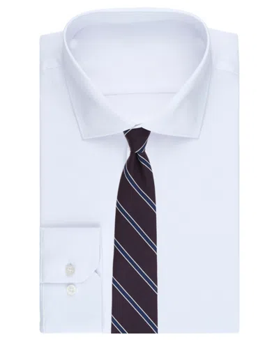 Club Room Men's Somerset Stripe Tie, Macy's Exclusive In Purple